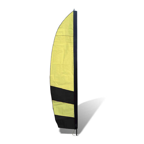 10 ft. Corner Air Gate Banner for FPV Drone Racing - Black and Yellow
