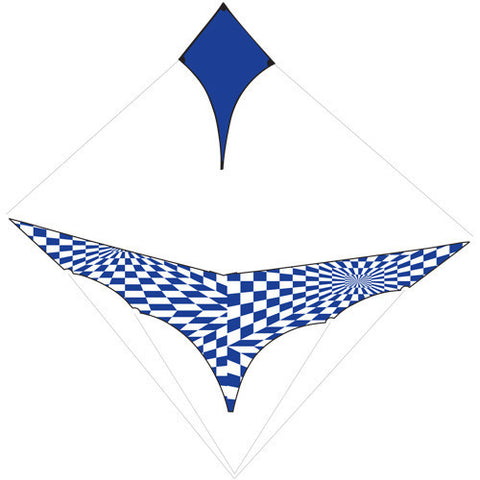 Complete Sail Set with Rigging - Blue Op-Art Canard