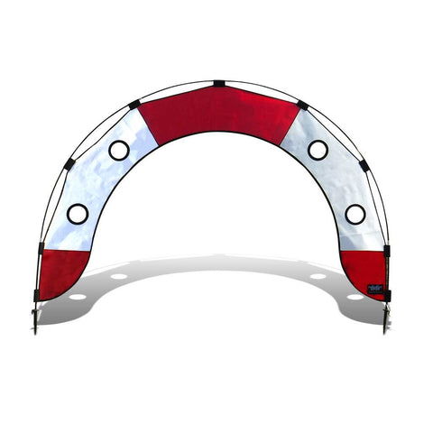 Pro Fly Under Air Gate Arch for FPV Drone Racing - Red and White