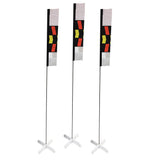 10 in. Mini Slalom FPV Racing Air Gates with 24 in. Poles (Set of 3)