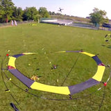 7.5 ft. Keyhole FPV Racing Air Gate - Yellow/Black
